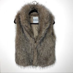 Bb Dakota faux fur vest